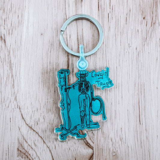 Cowgirl Tough Key Chain