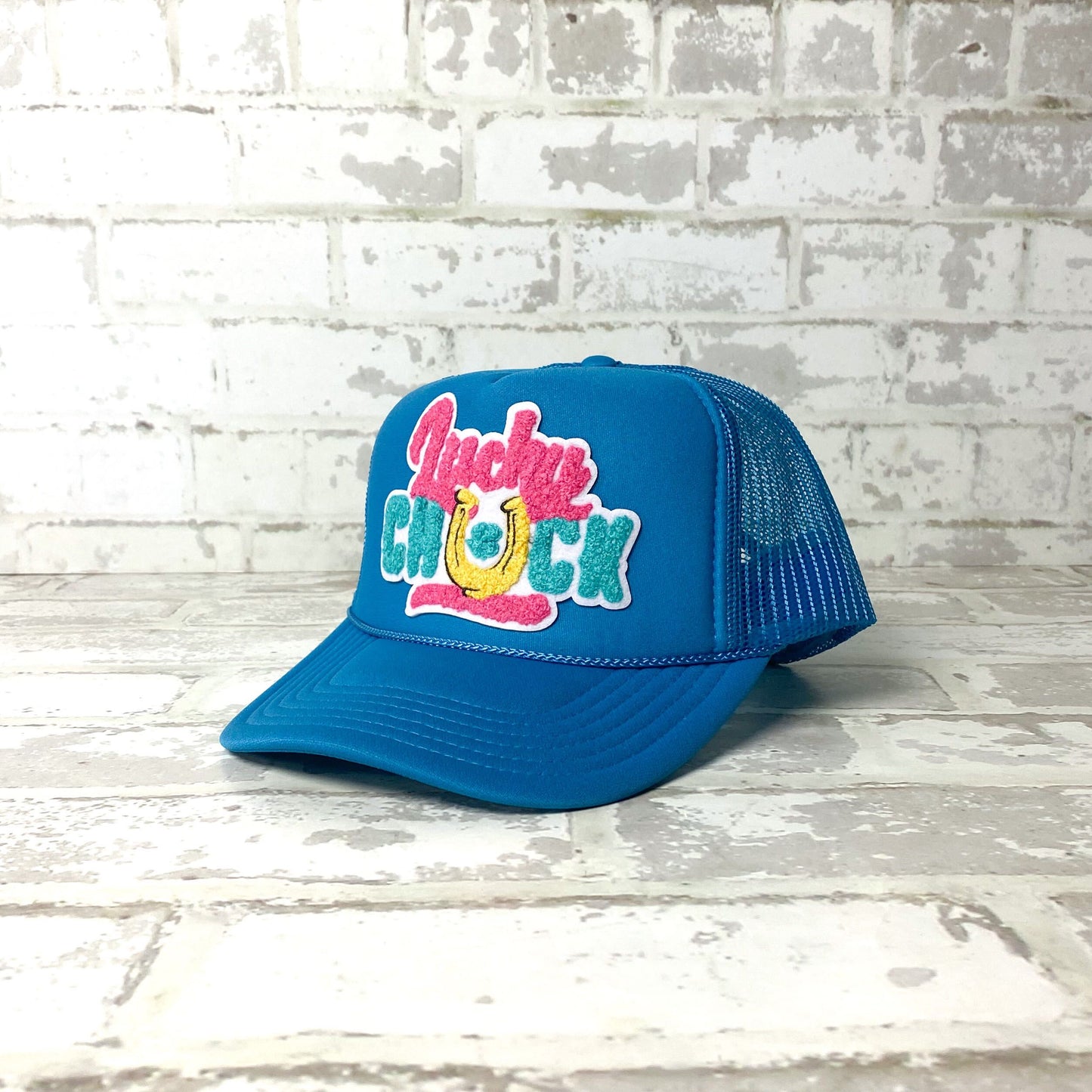 Lucky Chuck Logo Patch Foamie Trucker - 2 COLORS!