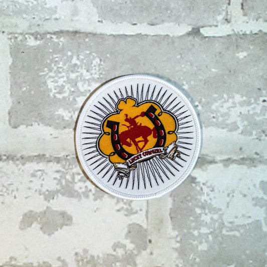 Lucky Enough Horseshoe Iron-on Patch