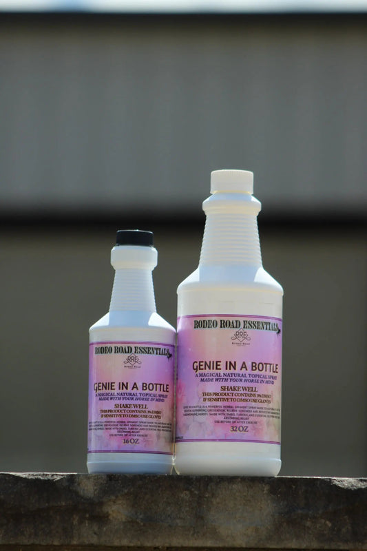Genie In A Bottle Spray – Deep Relief Herbal Liniment for Performance Horses