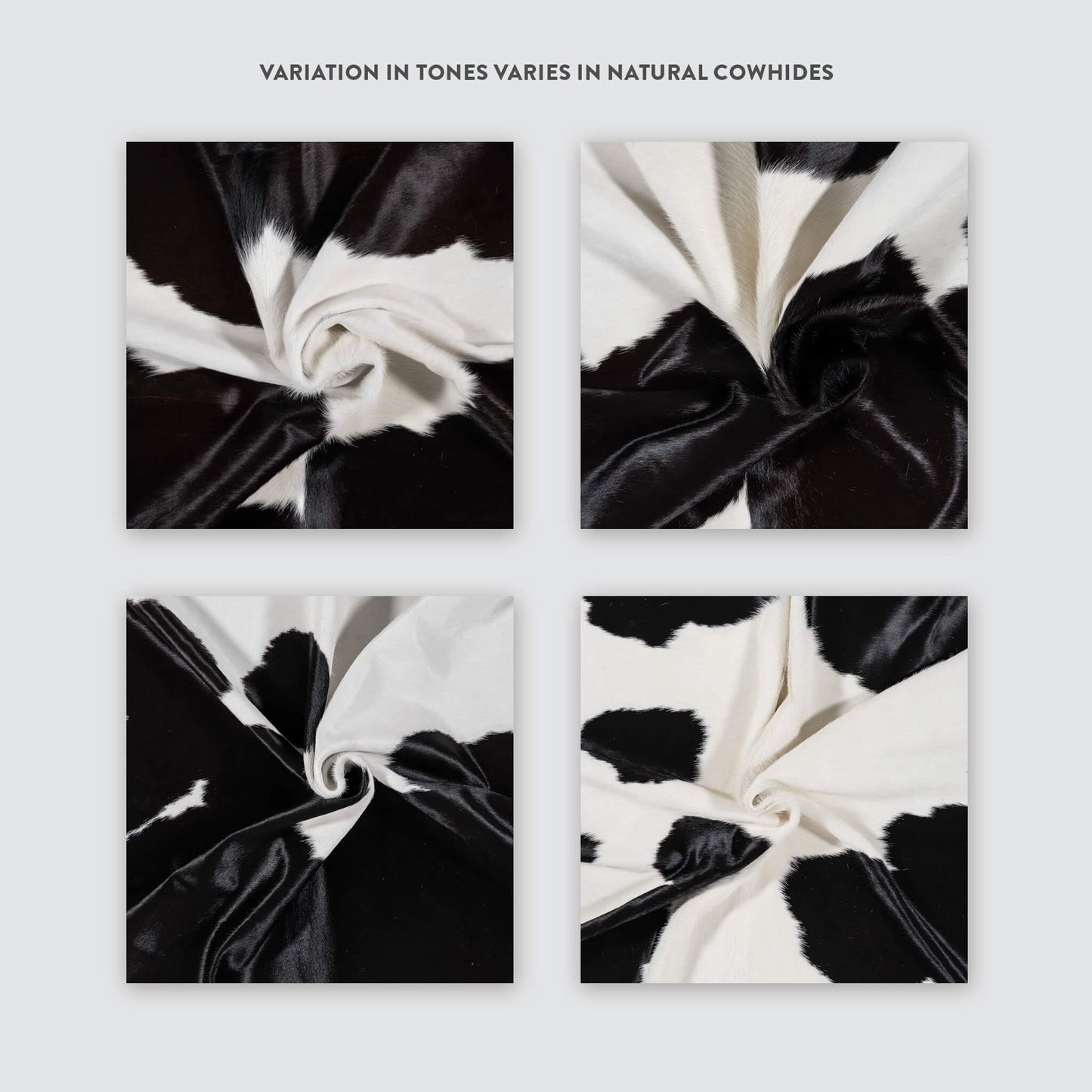 Black and White Brazilian Cowhide Rug: XXL