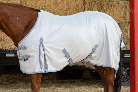 Silver Interlock Mesh Fly Sheet