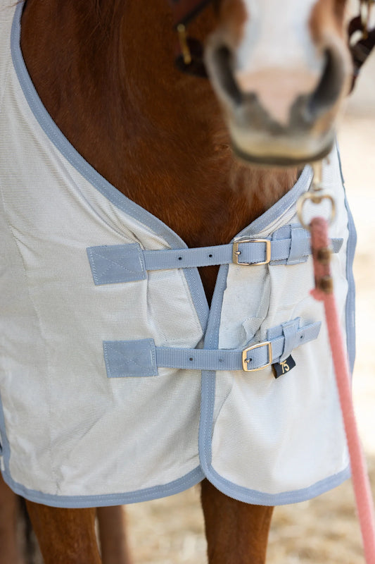 Silver Interlock Mesh Fly Sheet