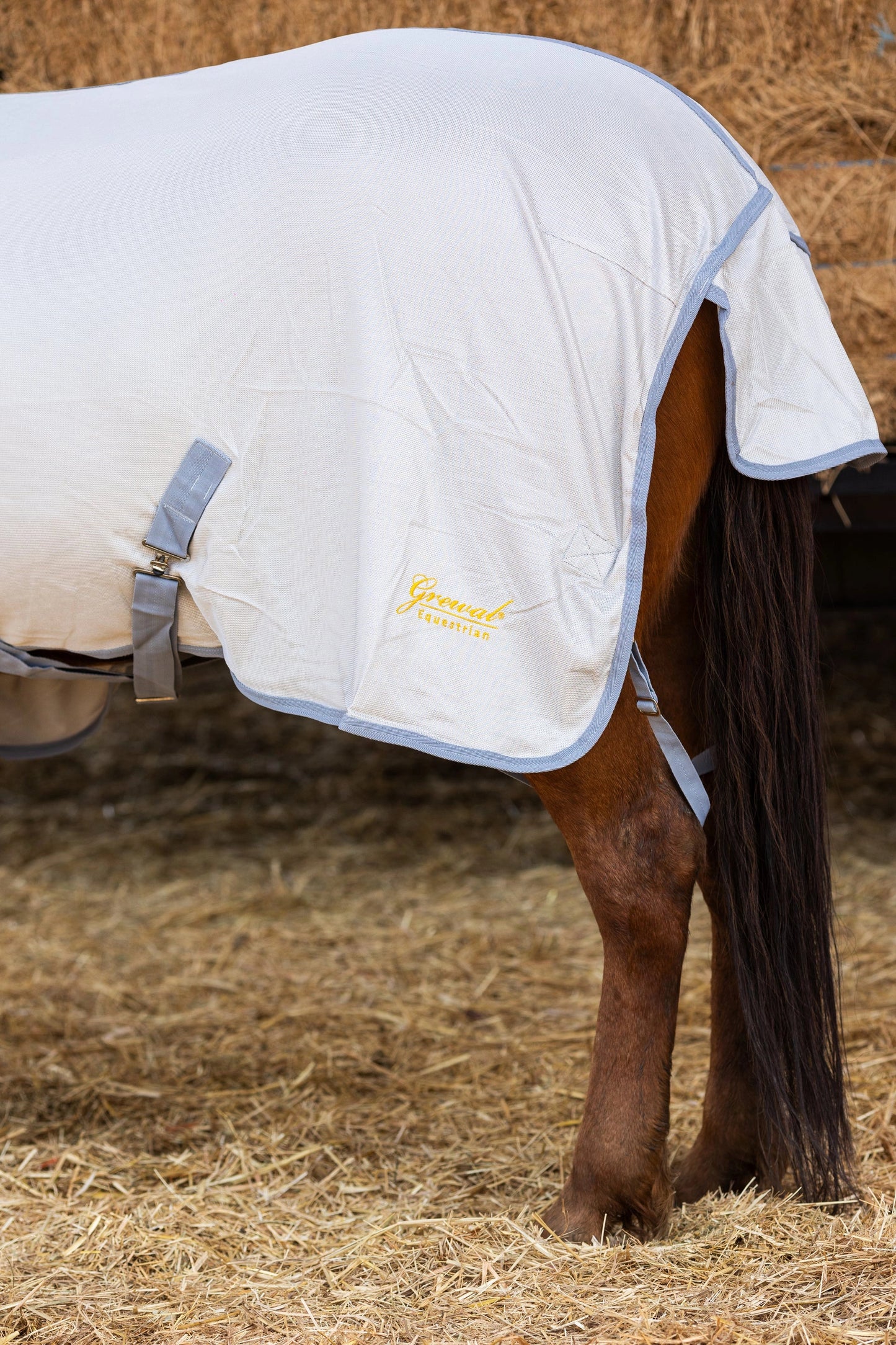 Silver Interlock Mesh Fly Sheet