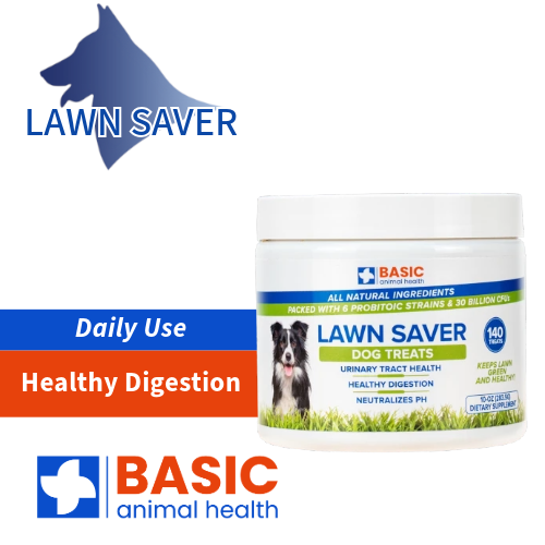 Lawn Saver Dog Treats - Grass Saver Supplement for dogs - 10 oz.