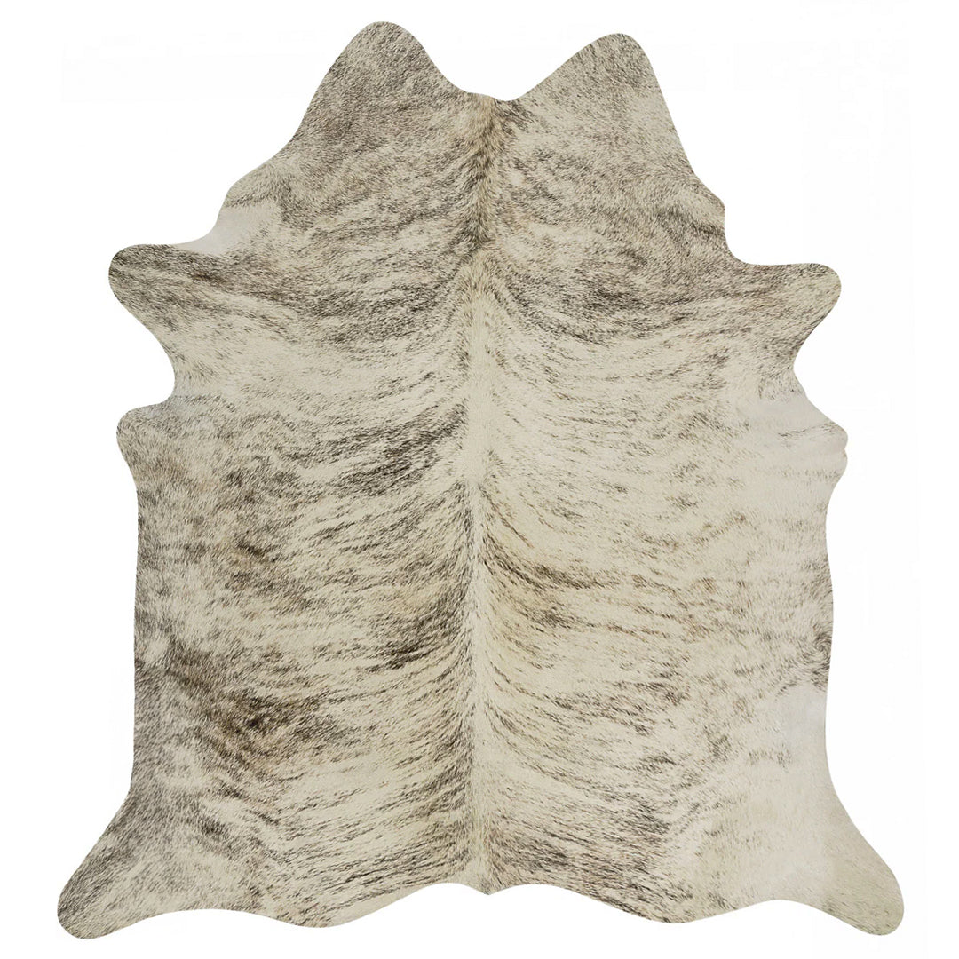Light Brindle Brazilian Cowhide Rug: LARGE