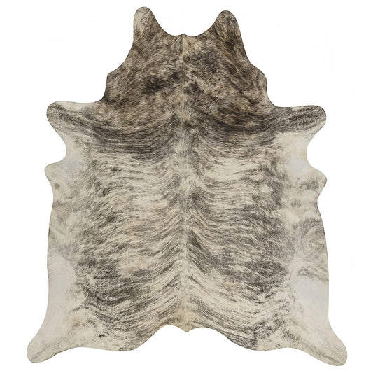 Light Brindle Brazilian Cowhide Rug: XL