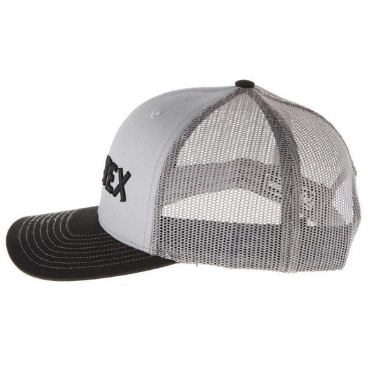 Grey And Charcoal Mesh Back Logo Cap