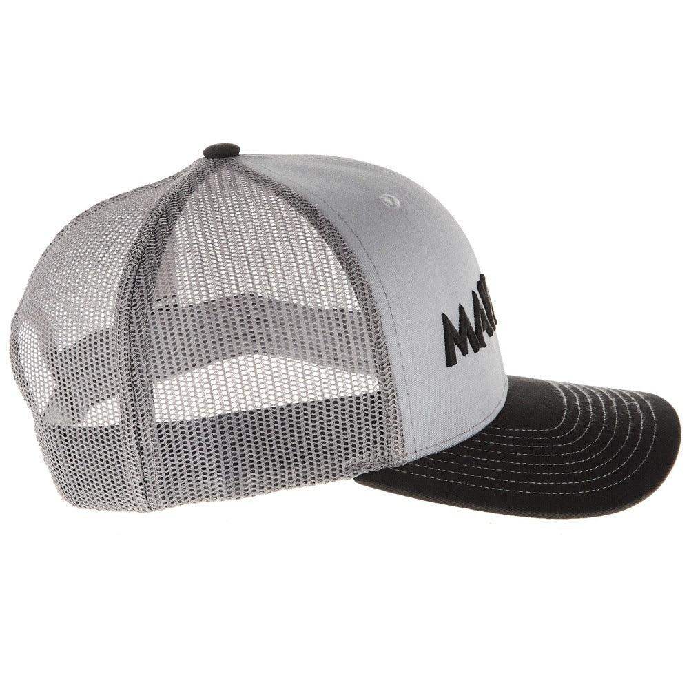 Grey And Charcoal Mesh Back Logo Cap