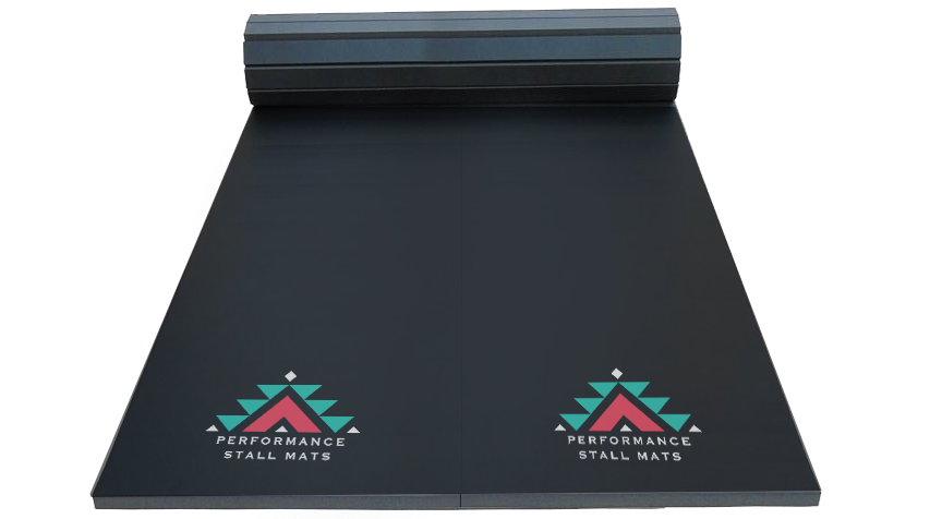 6x9 Portable Stall Mat Kit Black
