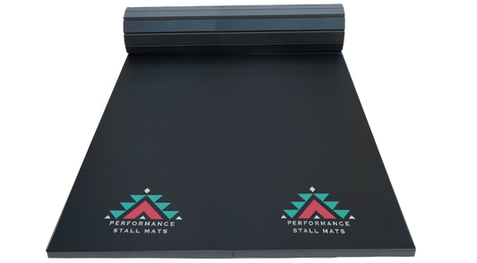 6x9 Portable Stall Mat Kit Black