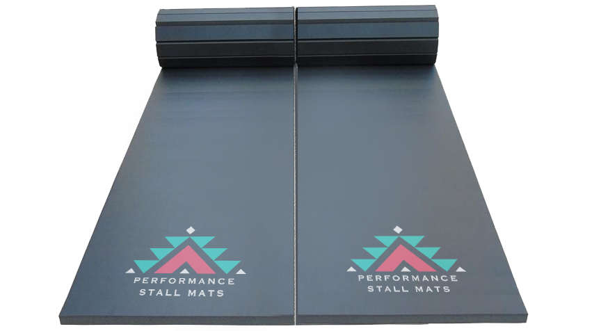 6x9 Portable Stall Mat Kit Grey