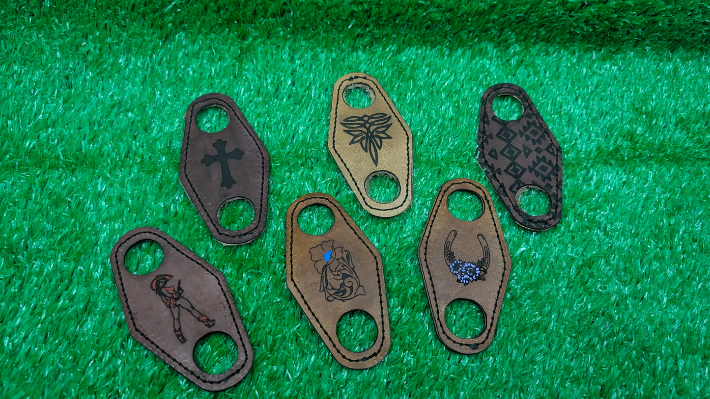 Handmade Wildrag Leather Scarf Slide