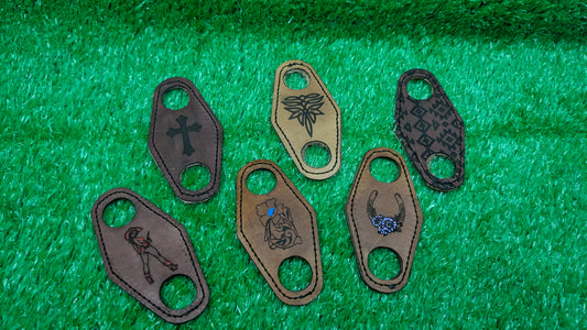 Handmade Wildrag Leather Scarf Slide