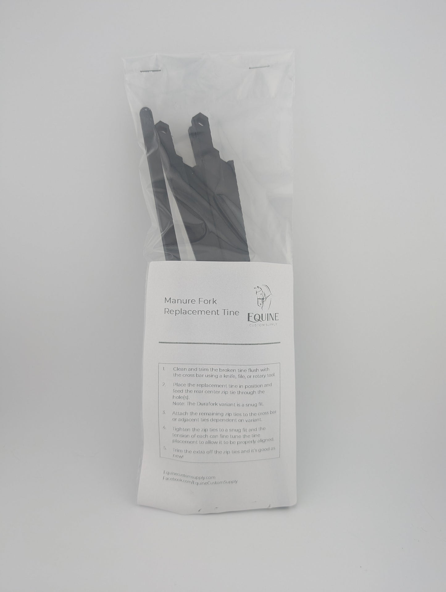 Manure Fork Replacement Tine for Durafork and Fortiflex - Single Tine