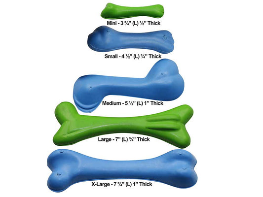 Rubber Bones Dog Toys
