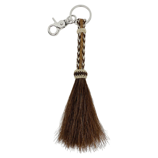 Camel Hitched Horsehair Tassel Keychain