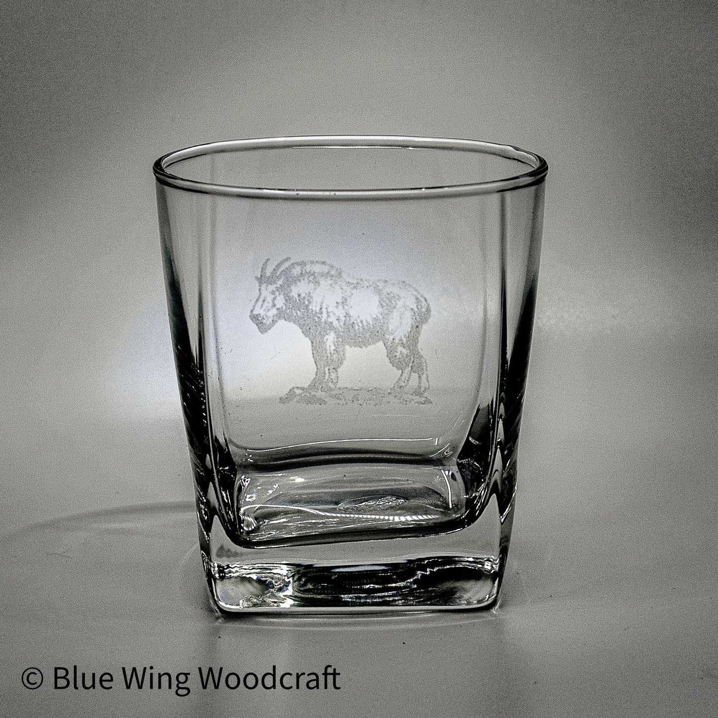 Whiskey Pig® - Square Rocks Flight with Cigar Rest