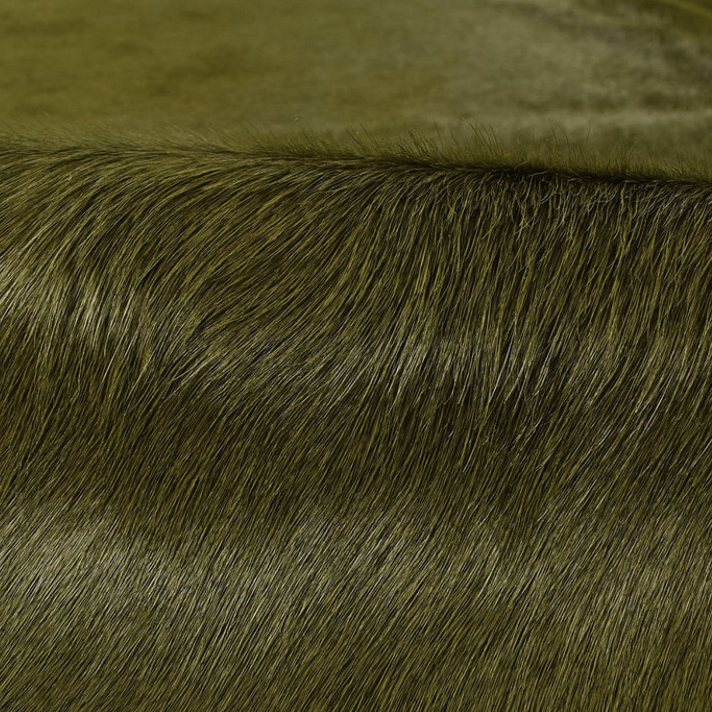 Green Dyed Cowhide Rug