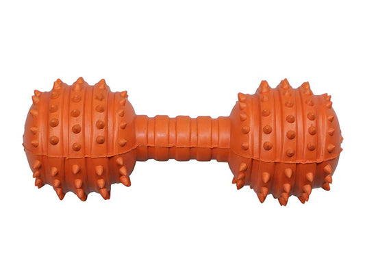 Studded Dumbbell Dog Toy