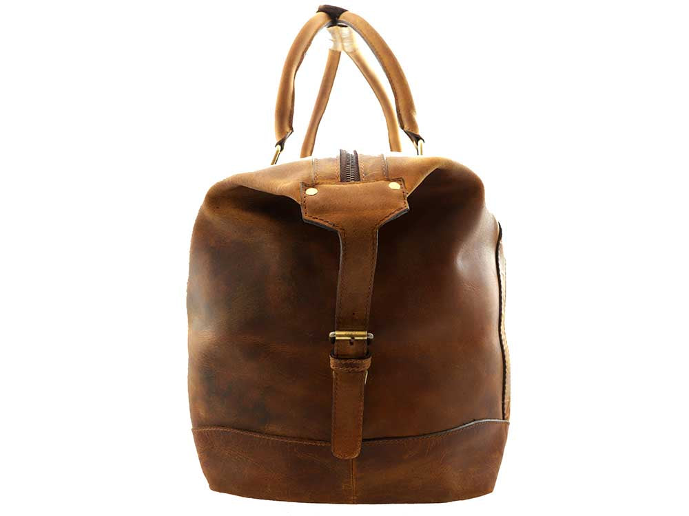 Totare Milan Leather Duffel Bag