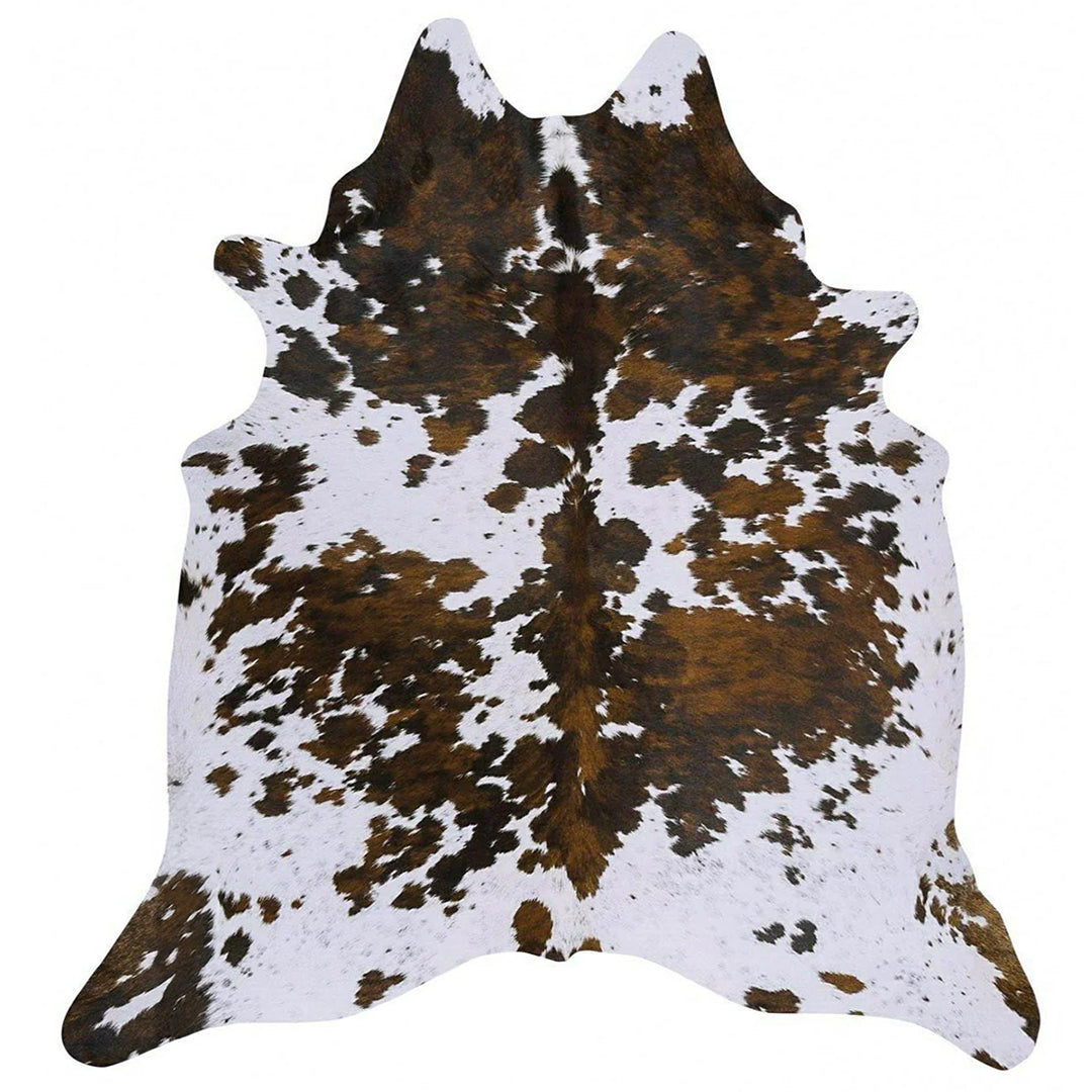 Tricolor Brazilian Cowhide Rug: XXL