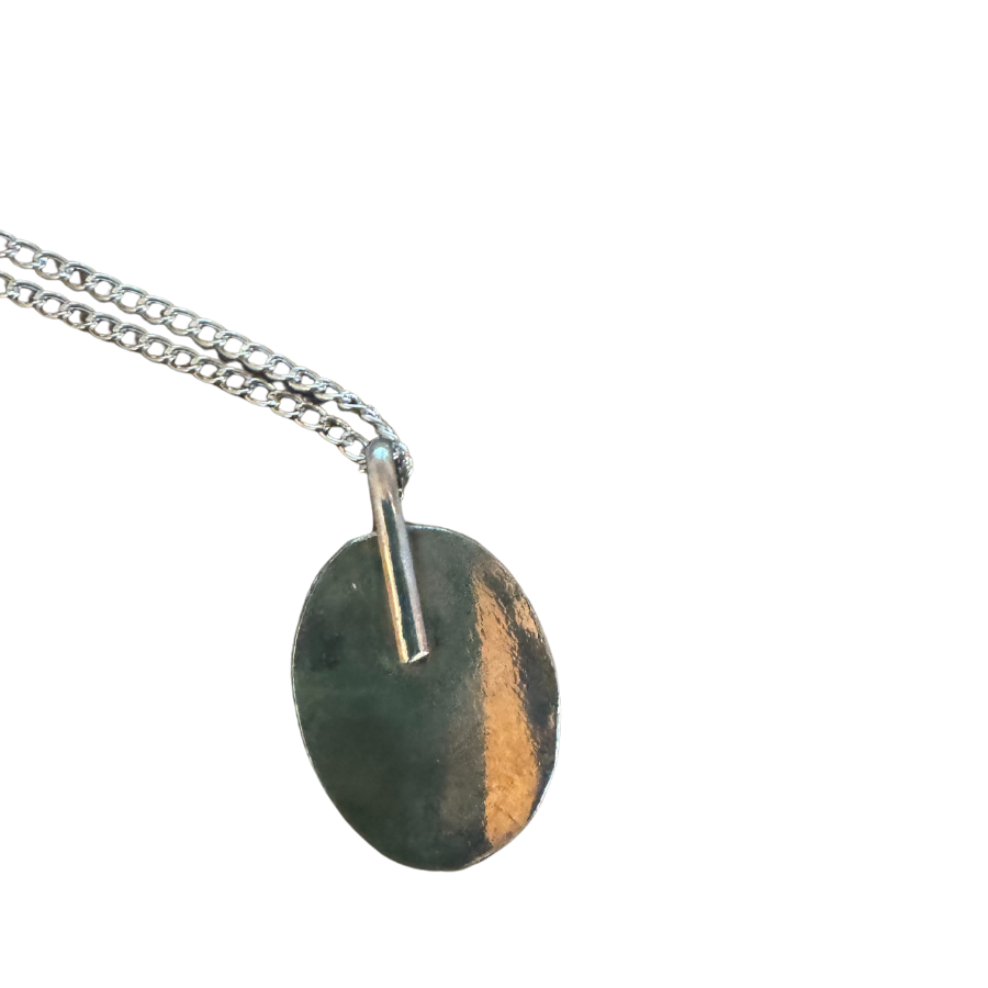 Cross Jewelry Set | Black Onyx & Sterling Silver | 24" Chain | Heatland Silver Works