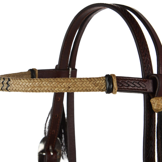 Natural Rawhide Browband Headstall