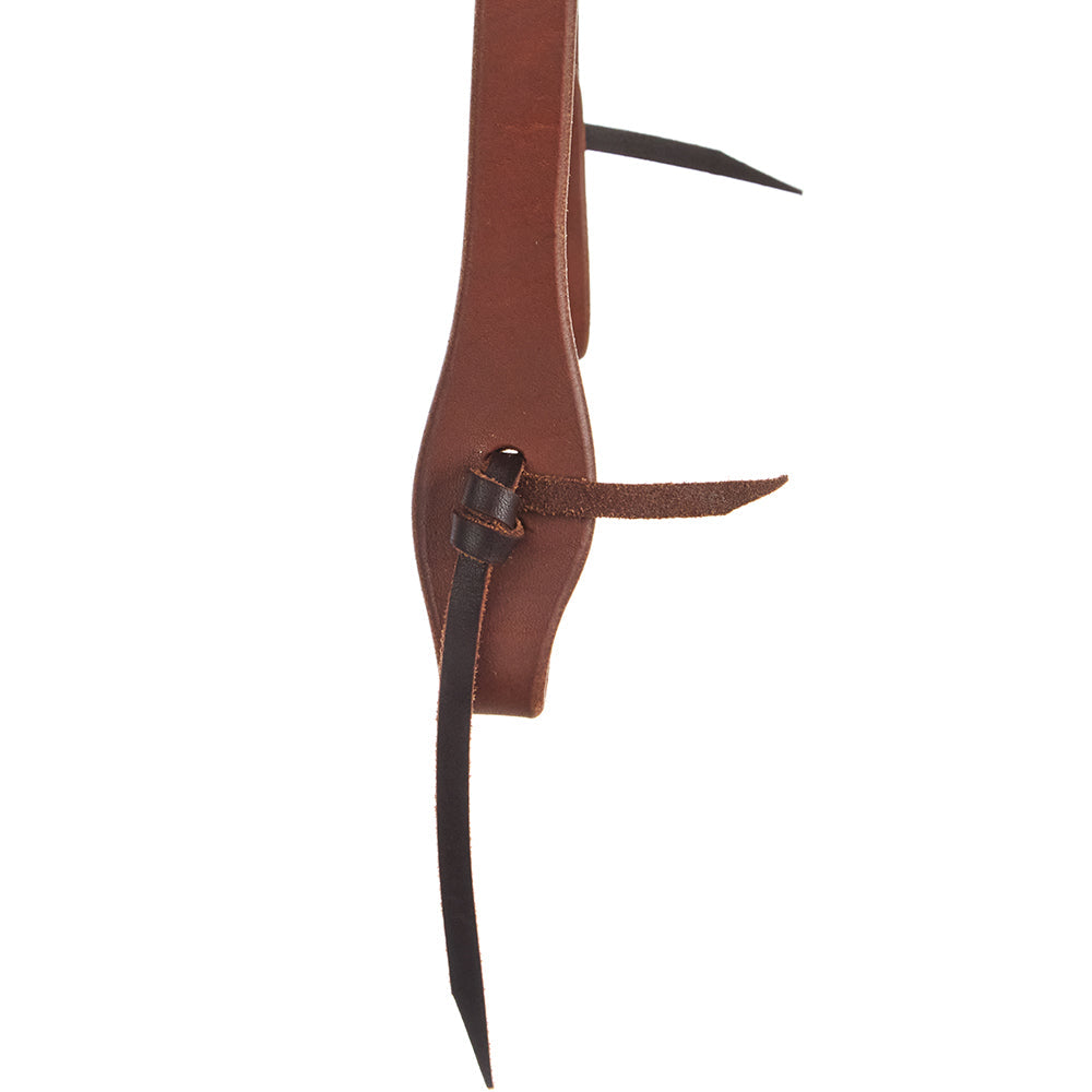 Heavy Oil Harness Leather Oval Flower Silver Bar Single Buckle Slit Ear Headstall