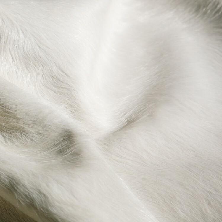 Black and White Line Patchwork Cowhide Rug