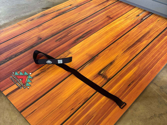Portable Stall Mat Woodgrain Design-5x10