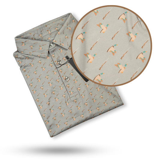 "One More Pass" Golf Polo