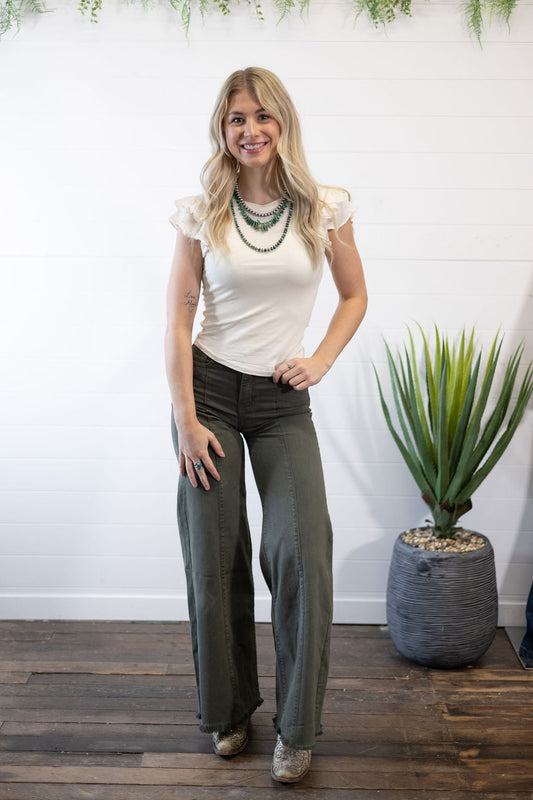 Turquoise with 3 mm Sterling Silver Pearls - 18 inch