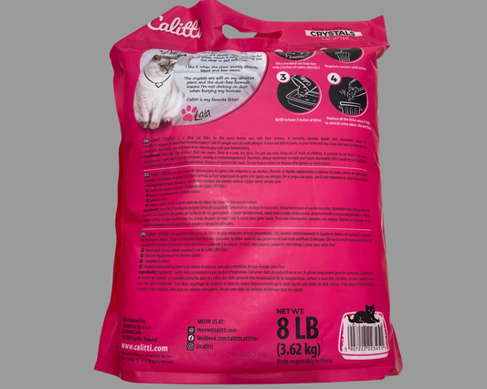 Calitti CRYSTALS Non-Clumping Unscented 8 LB #223451