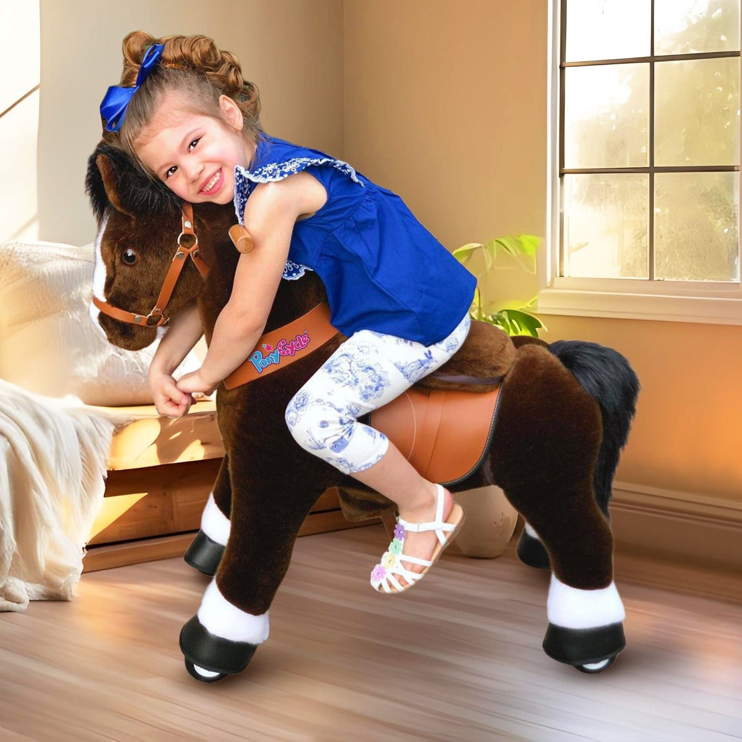 Model U® Riding Horse Toy Age 4-7 Chocolate