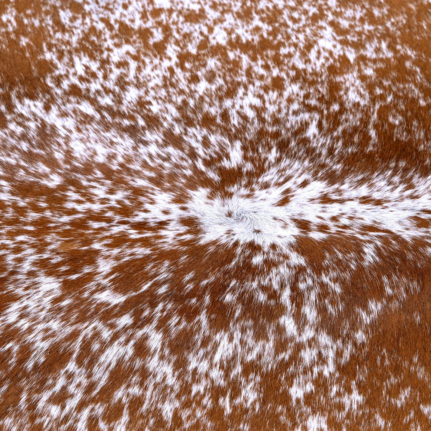 Salt and Pepper Brown Brazilian Cowhide Rug: XL