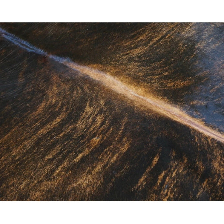 Dark Brindle Brazilian Cowhide Rug: XXL