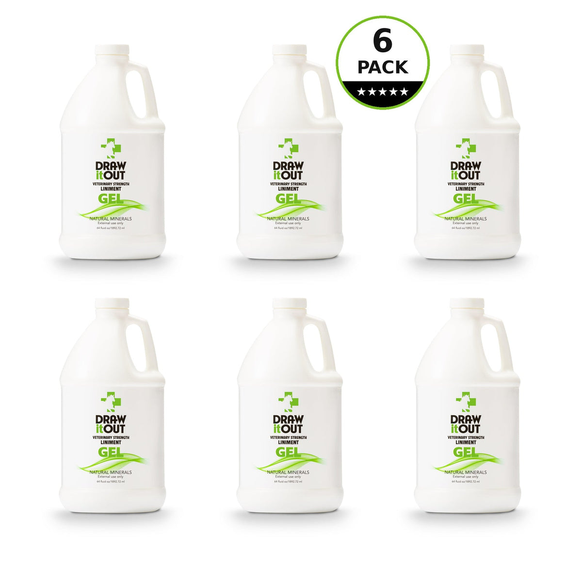 Draw It Out® 64oz Horse Liniment Gel | Barn Size