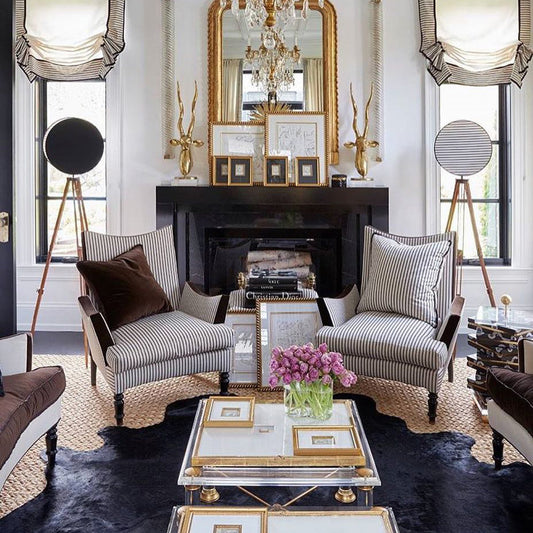 Black Dyed Cowhide Rug