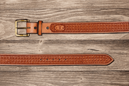 Saddle Tan Spider Belt