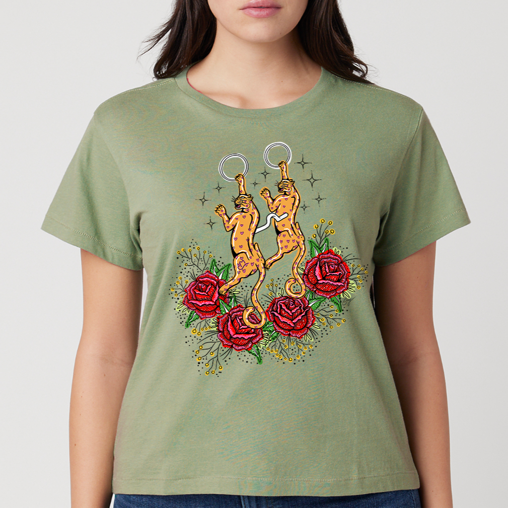 Big Cat Energy Bit High Waisted Tee