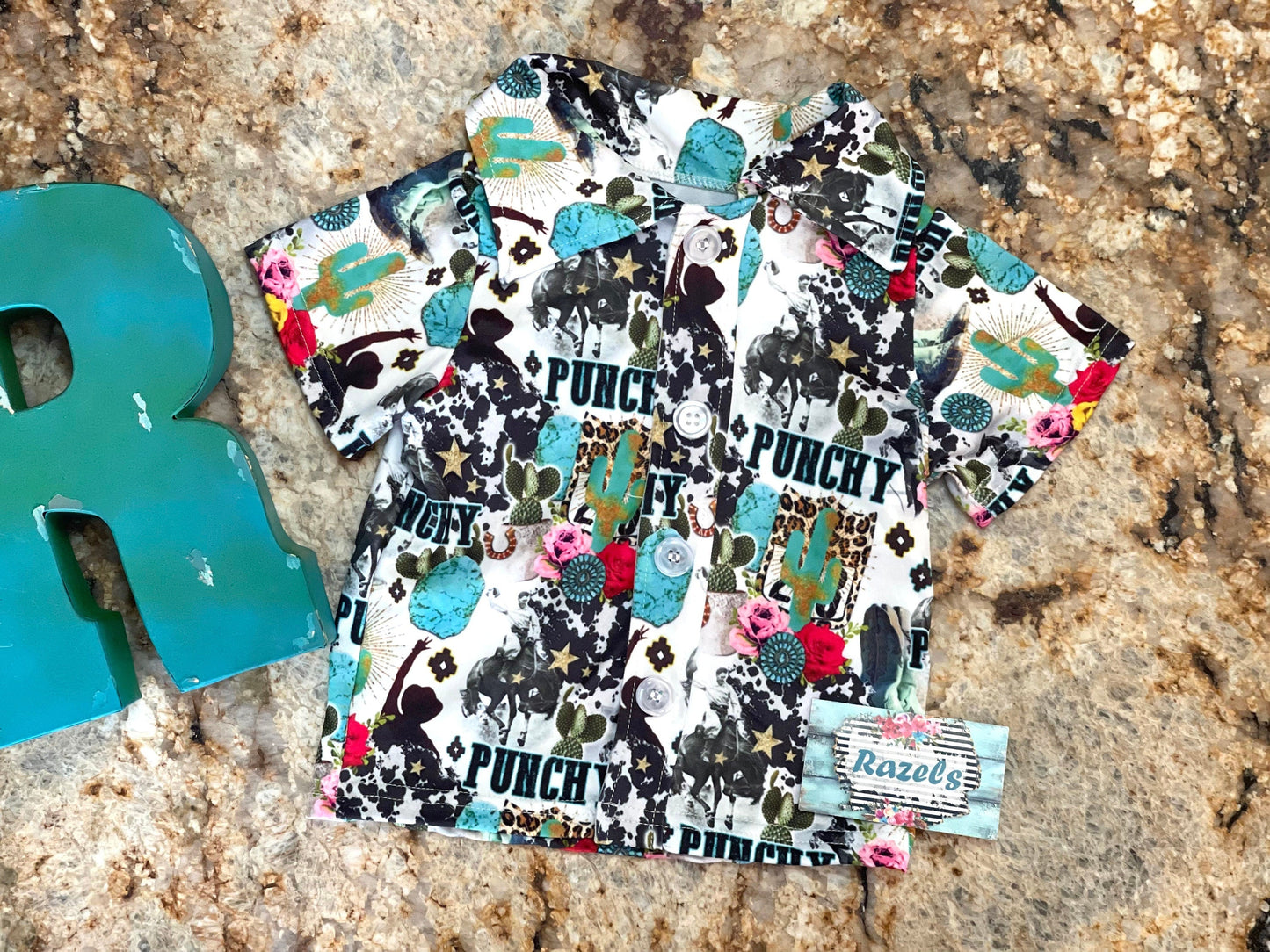 Kids' Western Fringe Leotard: Punchy Rodeo Style