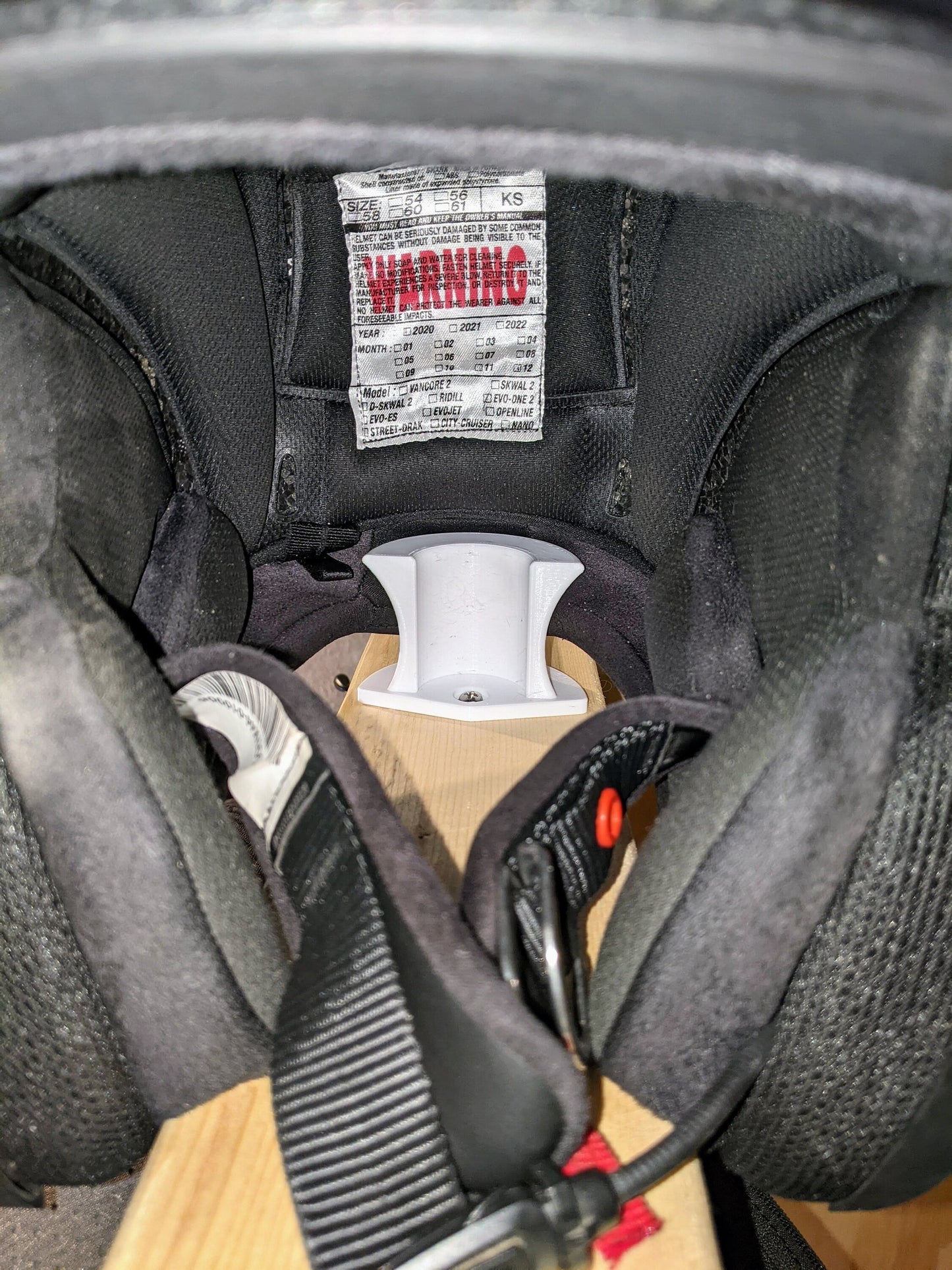 Helmet and Glove Holder - Wall Mount - Glove Ventilation