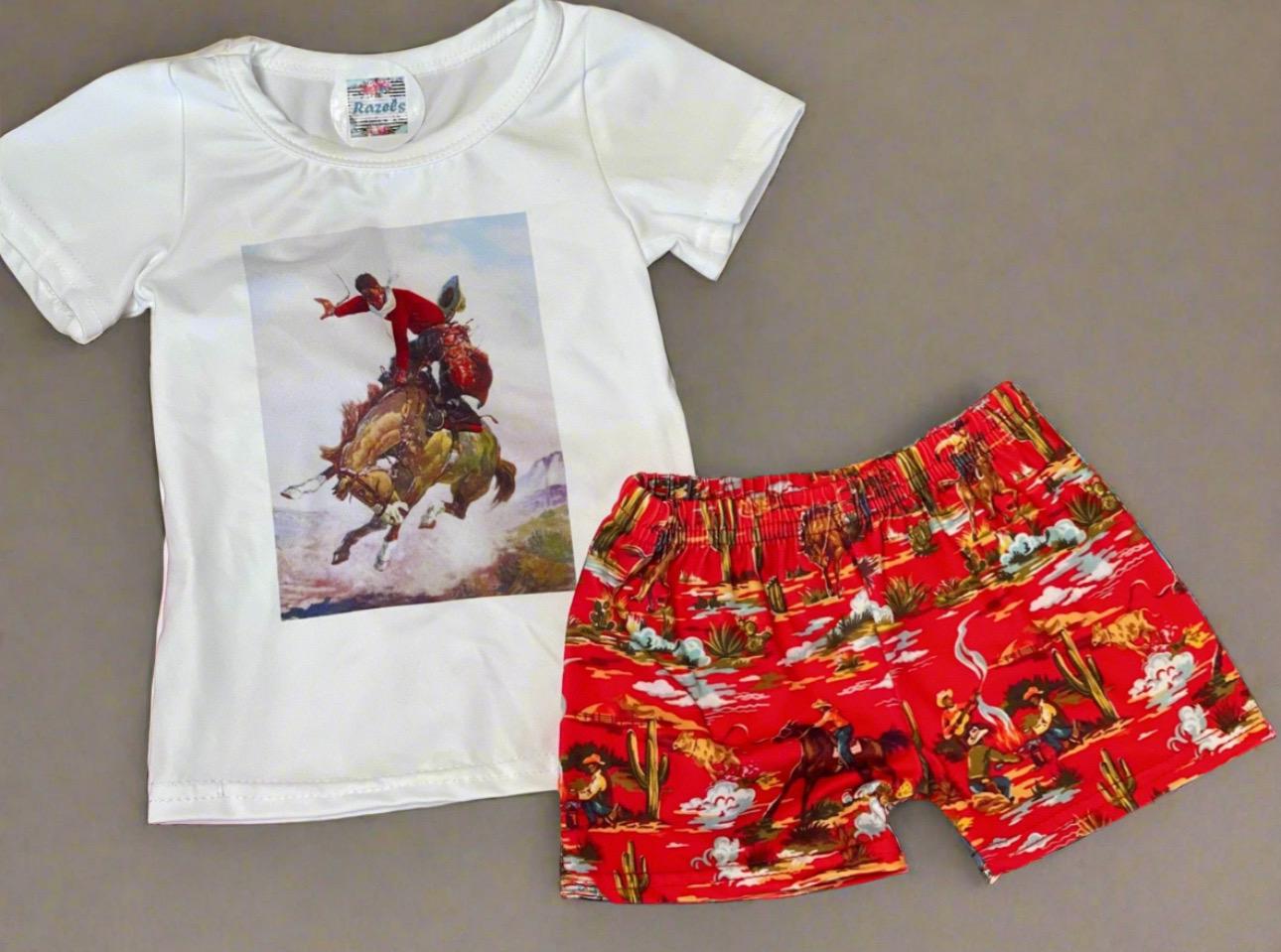 Girls Cowgirl Outfit, Cowboy Shorts