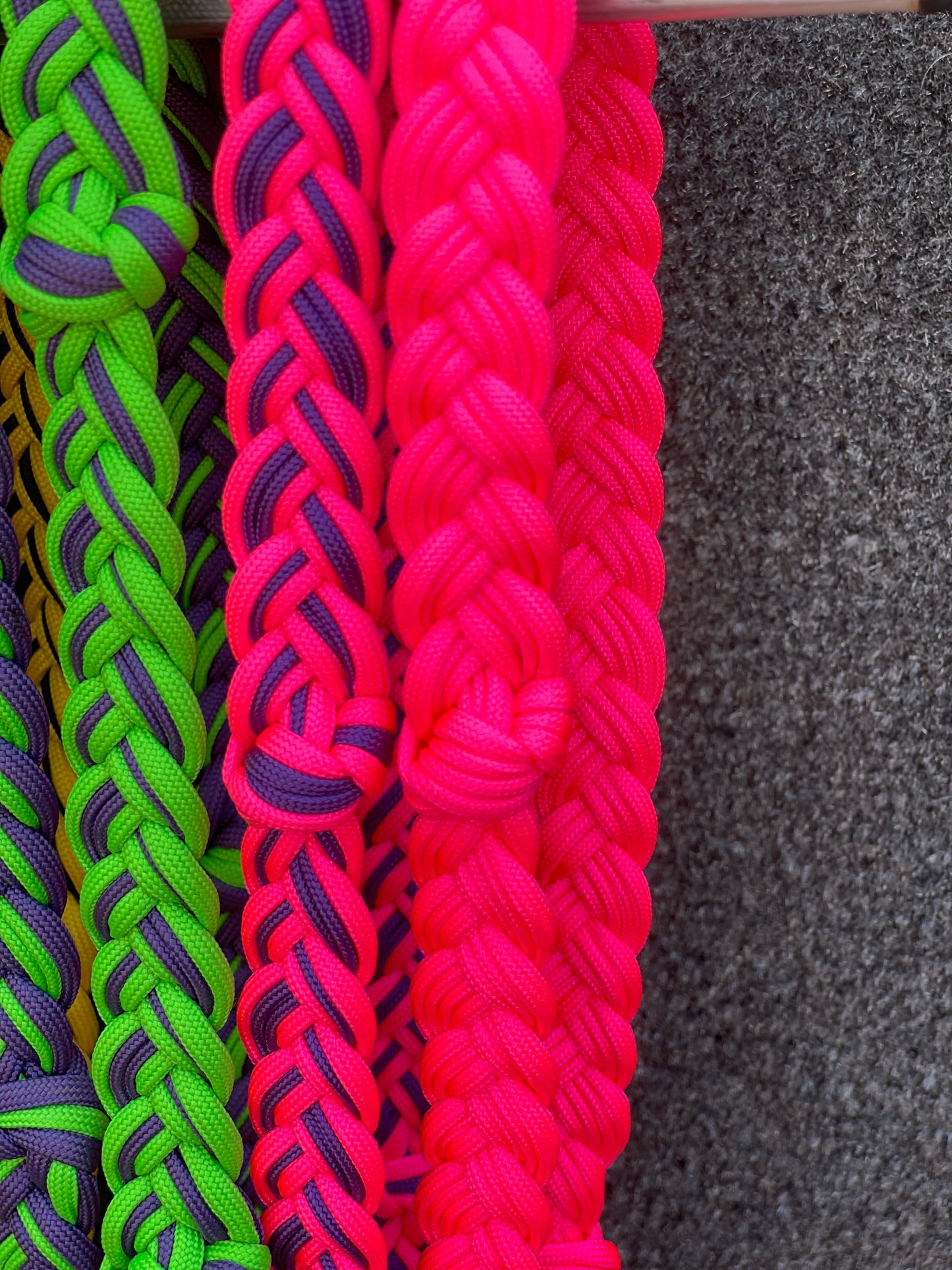 Braided Nylon Reins w/ Knots