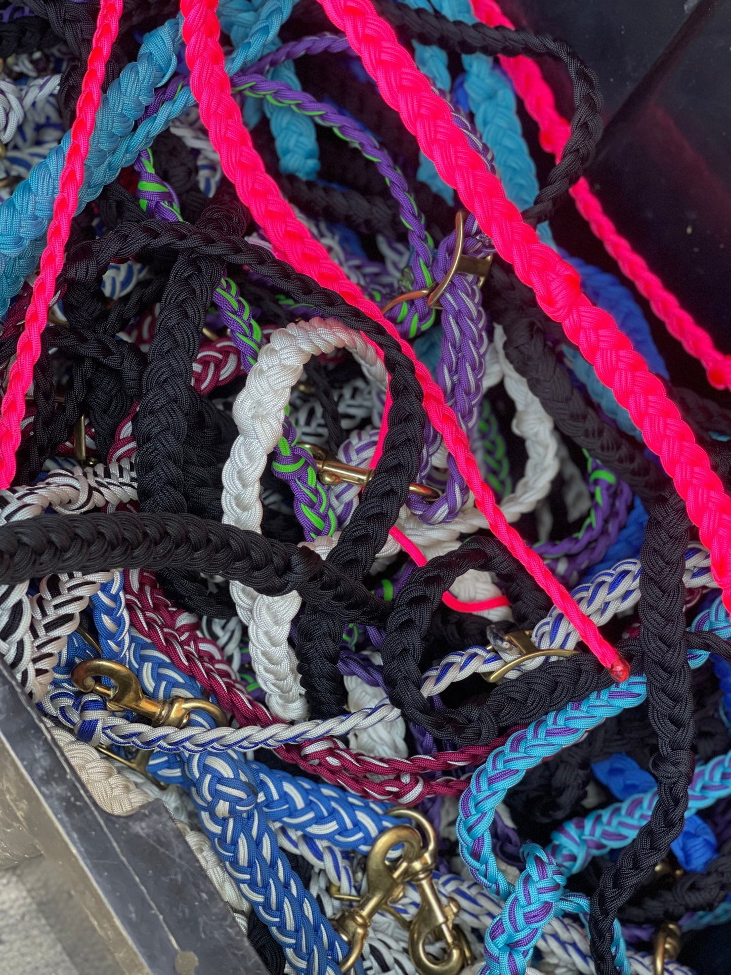 Braided Nylon Reins w/ Knots