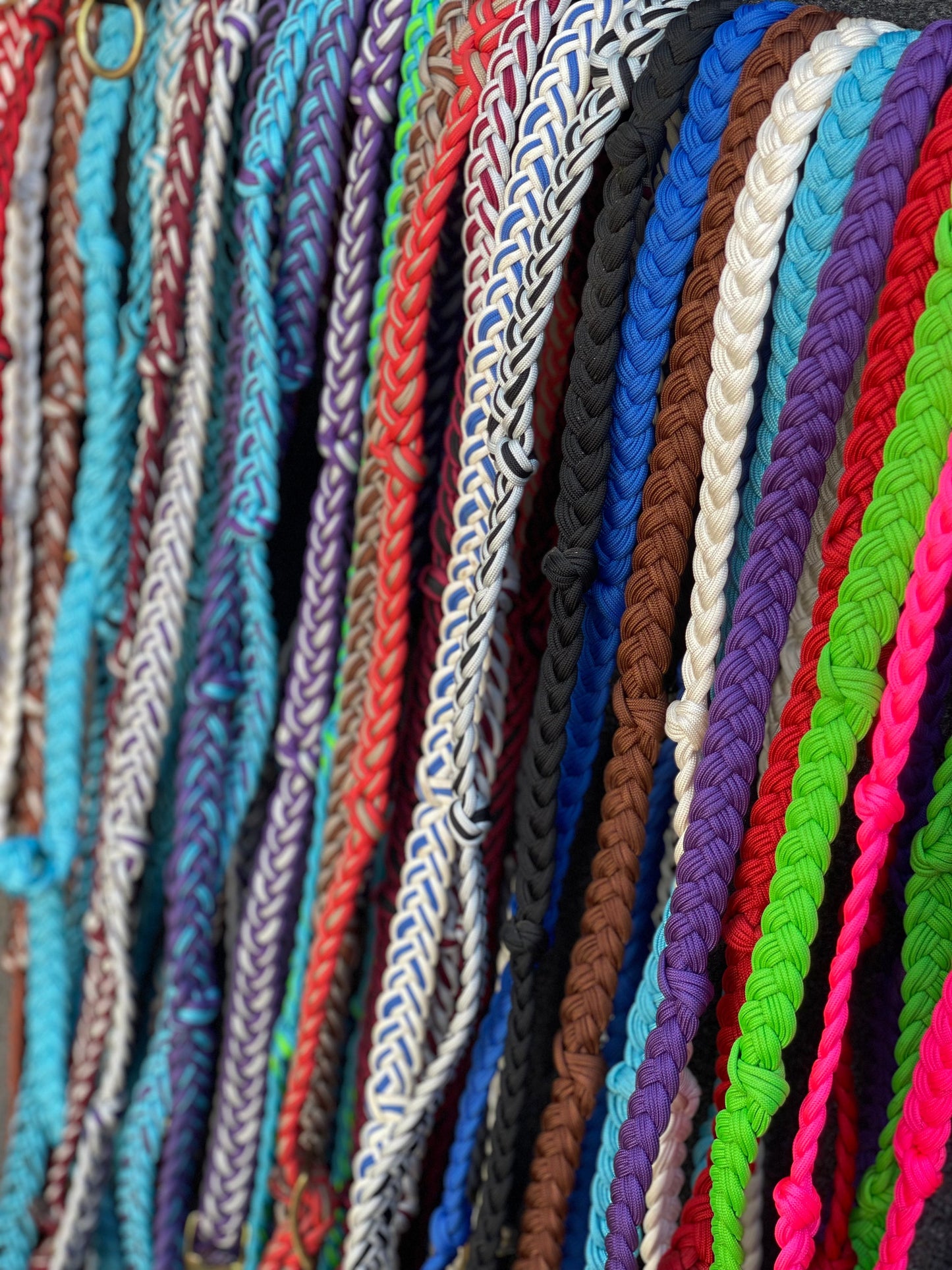 Braided Nylon Reins w/ Knots