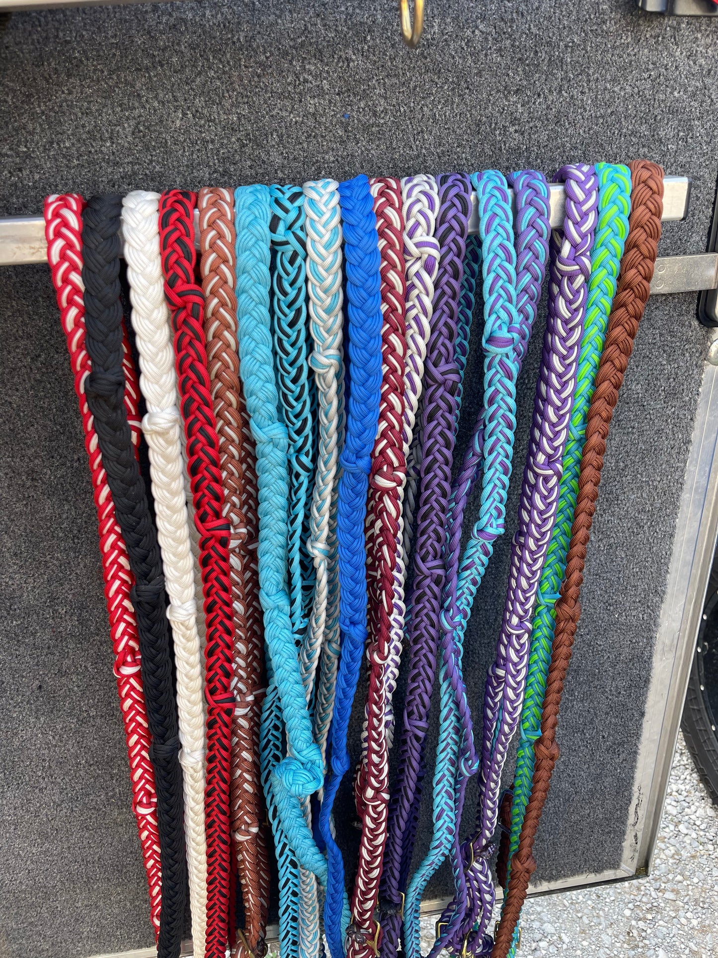 Braided Nylon Reins w/ Knots