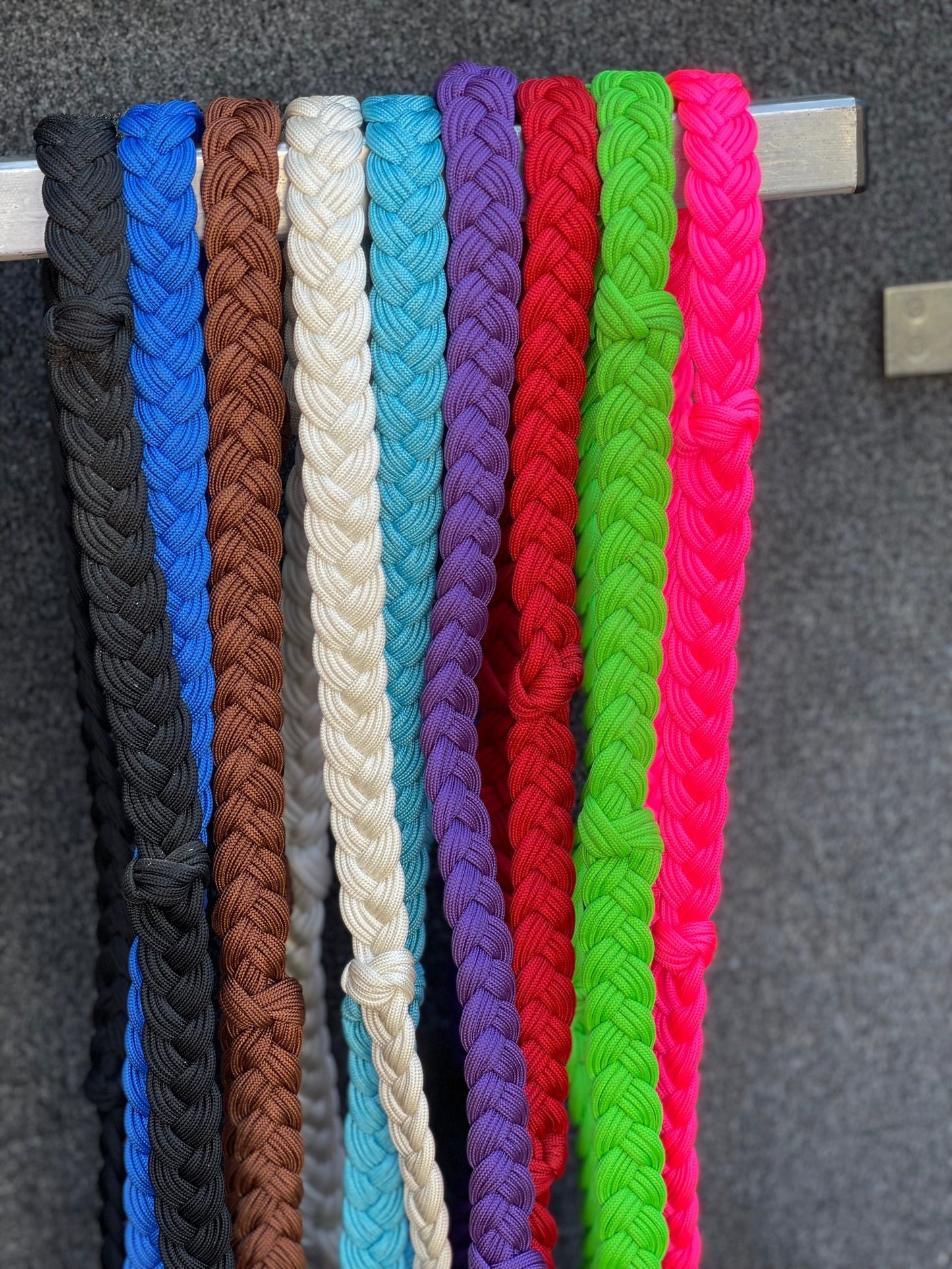 Braided Nylon Reins w/ Knots