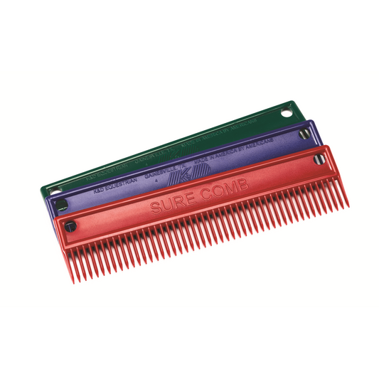 KD-113 Sure Comb – Durable Mane & Tail Comb for Horses
